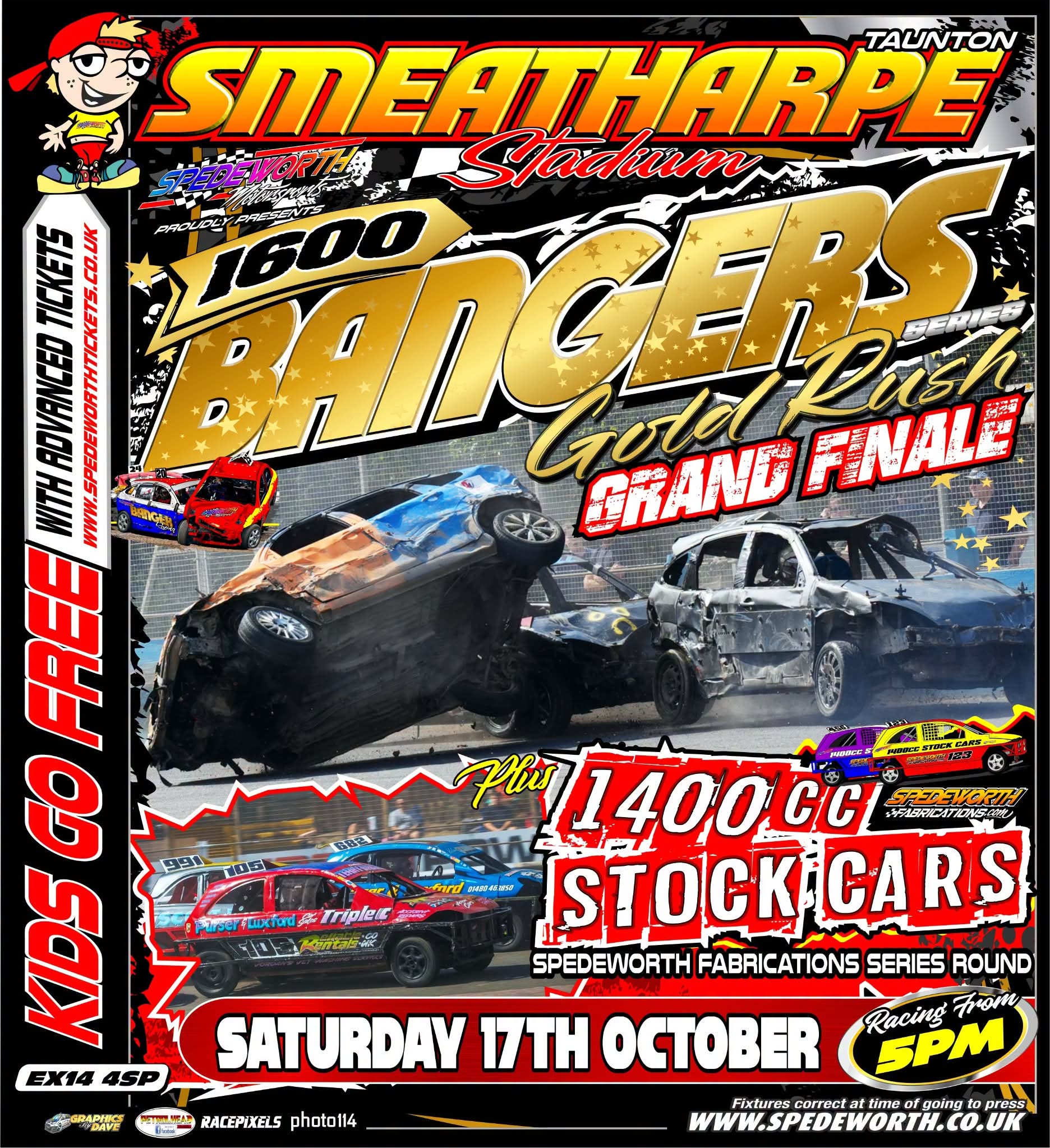 Smeartharpe 17th October 2026 Bangers Gold Rush Finale